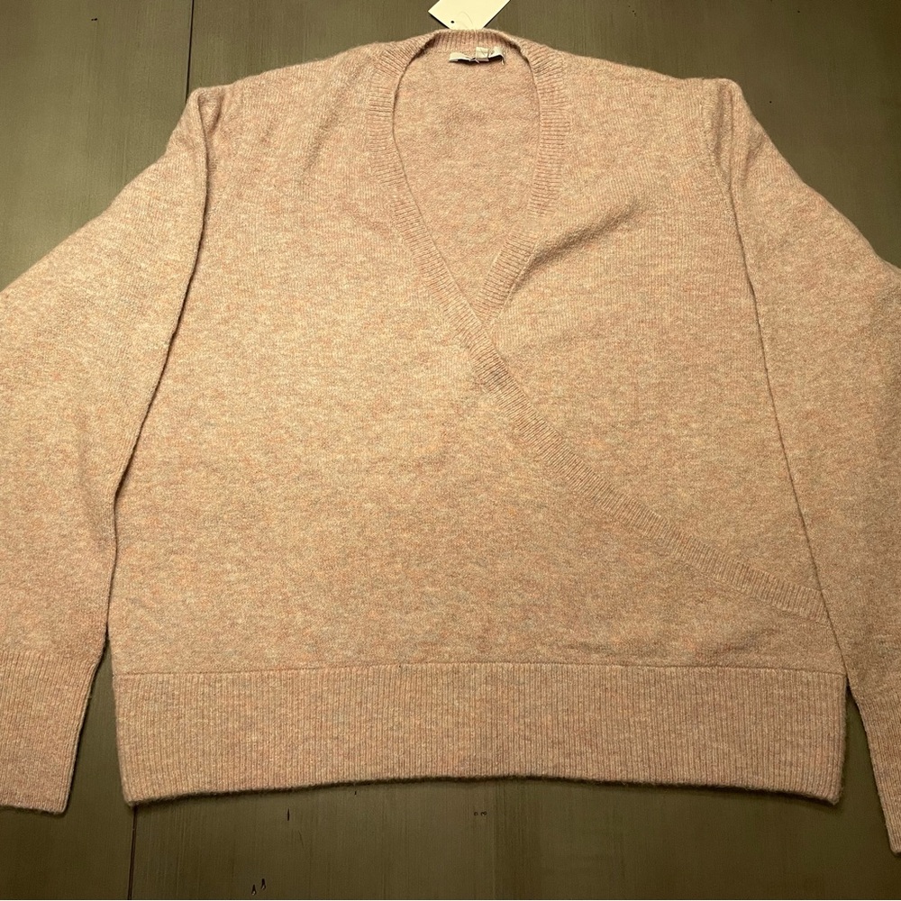 Madewell Faux Wrap Pullover Sweater XXL